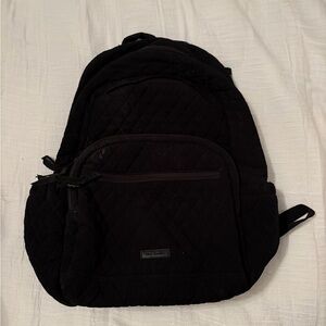 Vera Bradley Black Quilted Backpack